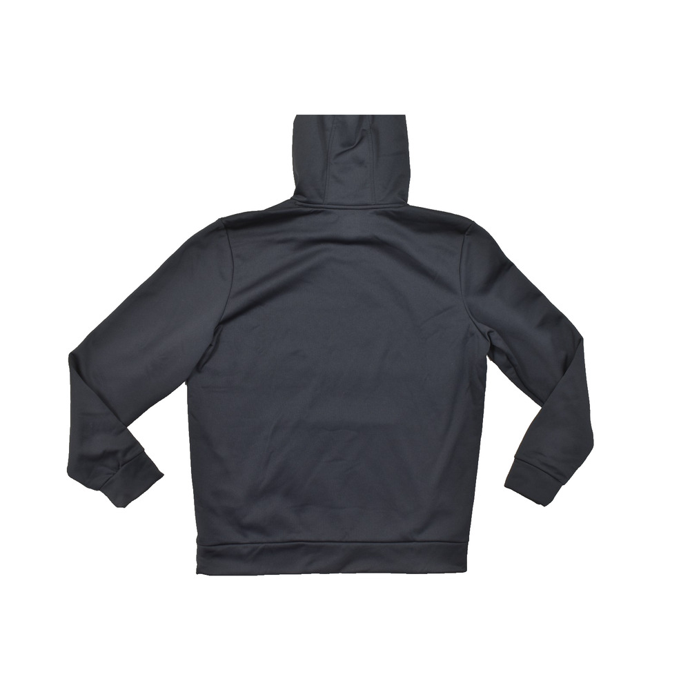 Under Armour Men's Size Medium Black Fleece Pullover Hoodie Loose Fit Logo - Picture 2 of 8